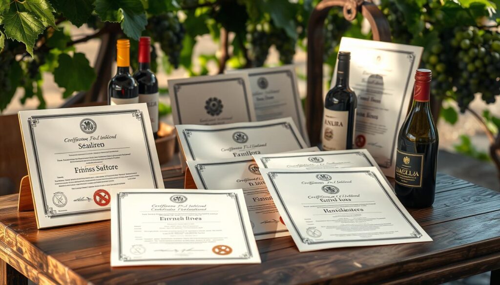 certyfikaty win włoskich