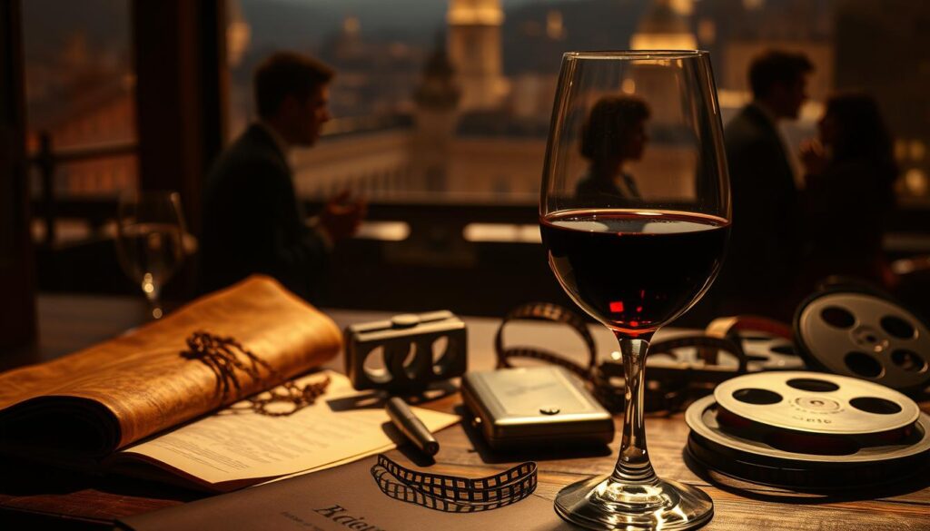 ikoniczne sceny filmowe z winem