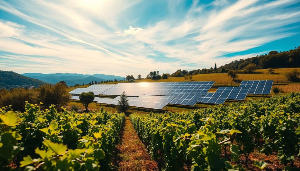 agrofotowoltaika w winnicy agrofotowoltaika w winnicy