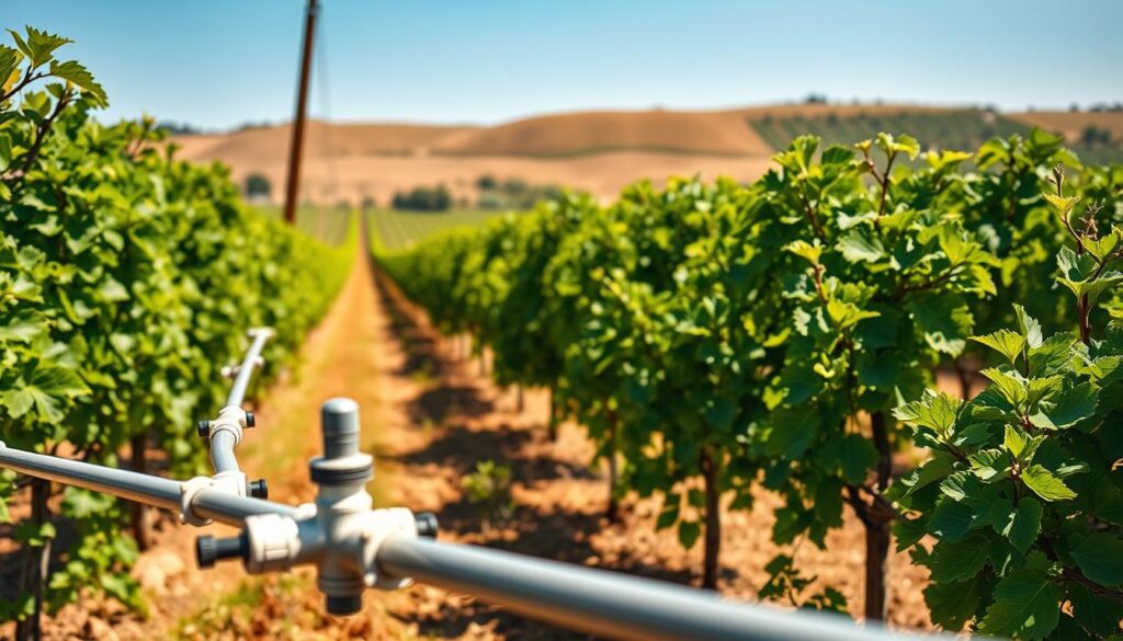 system nawadniania kropelkowego w winnicy system nawadniania kropelkowego w winnicy