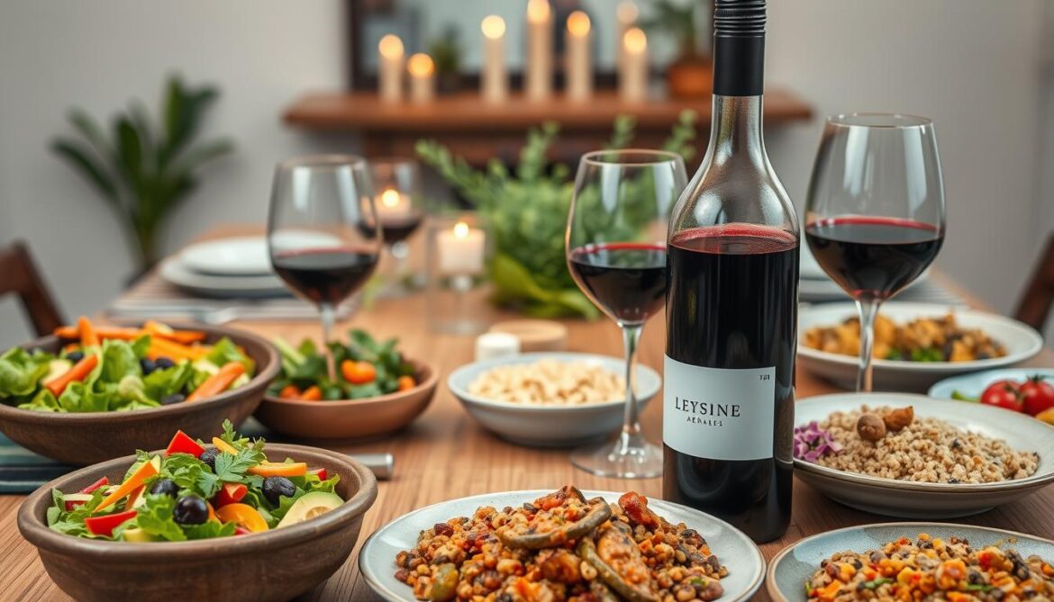 wino do dań wegańskich