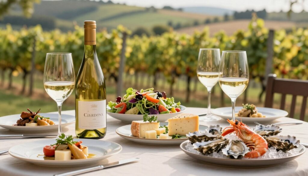 połączenia kulinarne z chardonnay