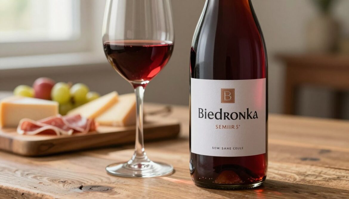 dobre wino z Biedronki półsłodkie