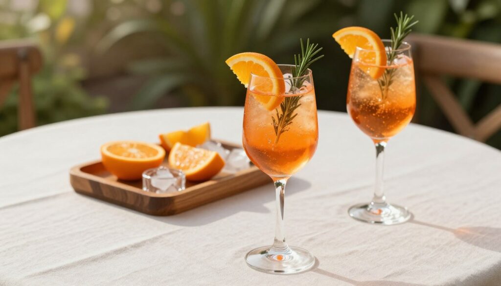 Sposoby serwowania aperol spritz